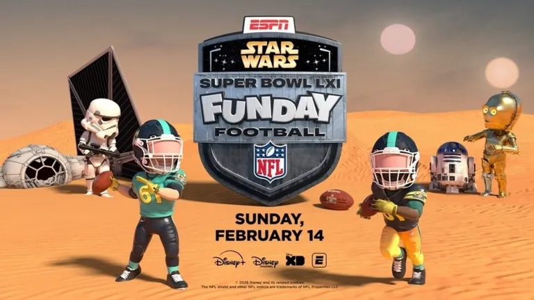 Star Wars Super Bowl LXI Funday Football, Sunday February 14.