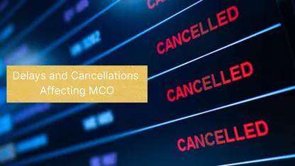 Delays and cancellations affecting MCO airport