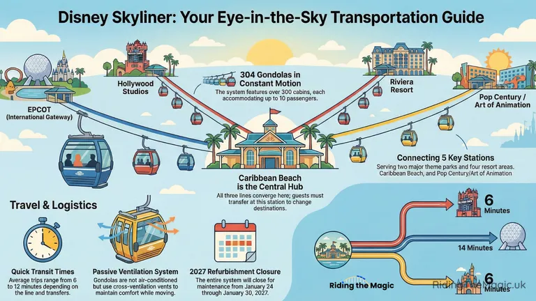 Disney Skyliner: Your Eye-in-the-Sky Transportation Guide