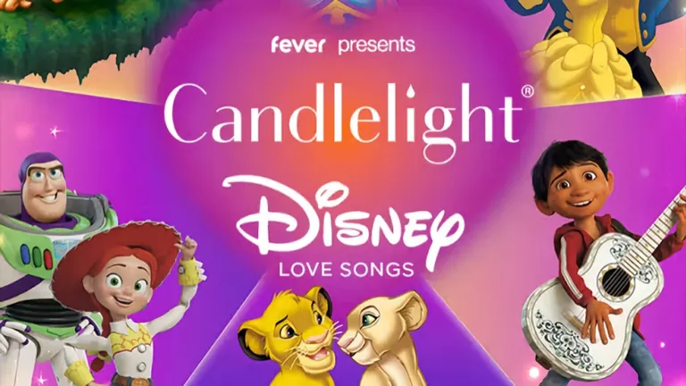 Fever presents “Candlelight Disney Love Songs” featuring Disney characters.