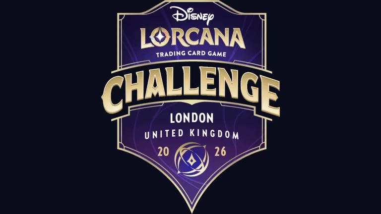 Disney Lorcana Trading Card Game Challenge London United Kingdom 2026 emblem.