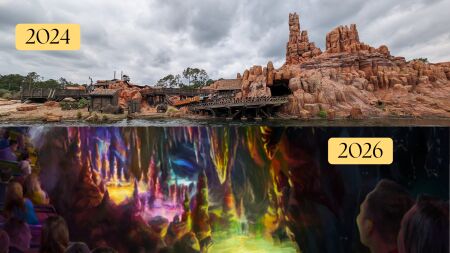 Big Thunder Mountain reopening with new height requirement and ride features in May 2026