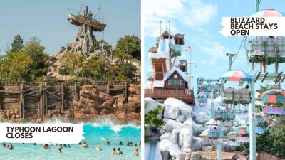Blizzard Beach and Typhoon Lagoon at Disney World
