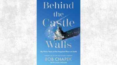 Bob Chapek book cover with castle in the background