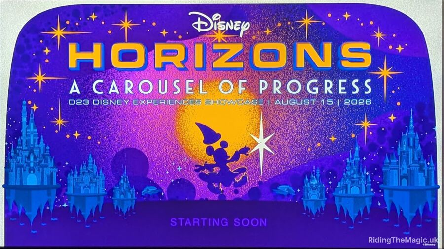 Disney Horizons A Carousel of Progress D23 Disney Experiences Showcase August 15 2026 Starting Soon