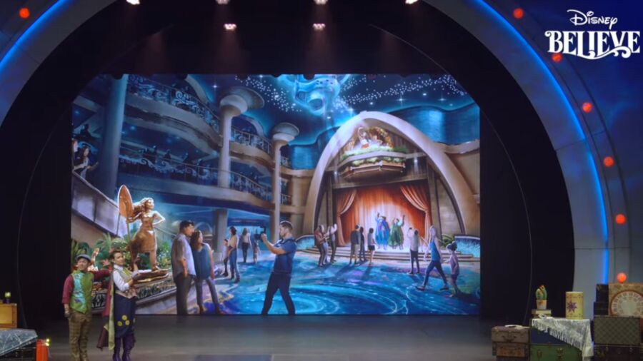 Disney Cruise Line's new ship will feature a live-action mermaid show