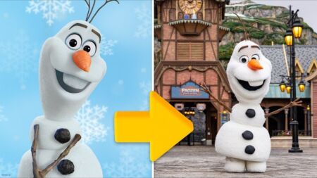 Disney Animatronics Bring Olaf To Life With AI And He Can Take Off His Nose