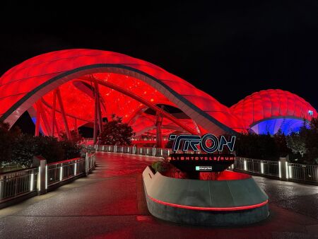 Magic Kingdom TRON: Ares Limited Time Red Ride Overlay Starts 15 September 2025
