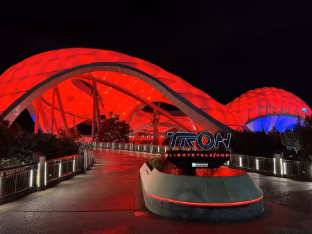 Magic Kingdom TRON: Ares Limited Time Red Ride Overlay Starts 15 September 2025